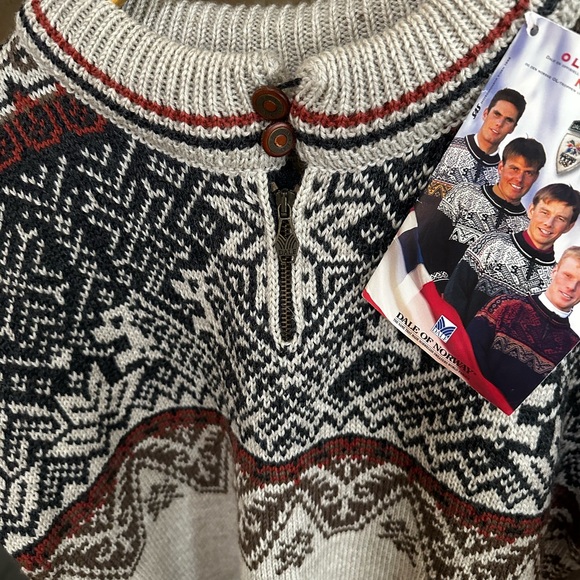 Dale of Norway Nagano 1998 Olympic Sweater NWT Nordic Ski Wool Made in Norway - Picture 6 of 10